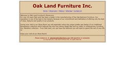 Desktop Screenshot of oaklandfurniture.com